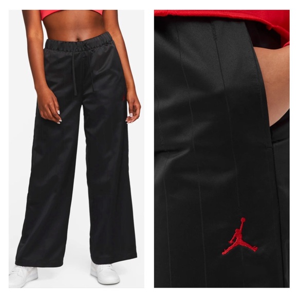 RARE Nike Air Jordan (Her)itage Water Repel Wide Leg Pants - Picture 1 of 16